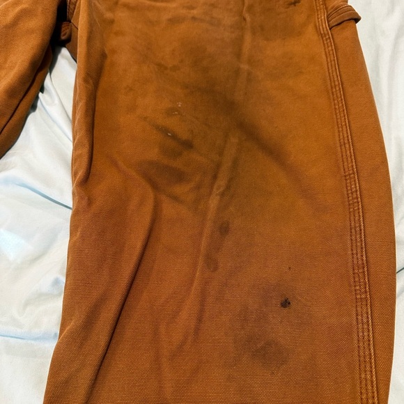 Bundle 2 Pair Dickie Work Pants. Dark chocolate brown 38x34. Duck brown 38x32. - Picture 12 of 14